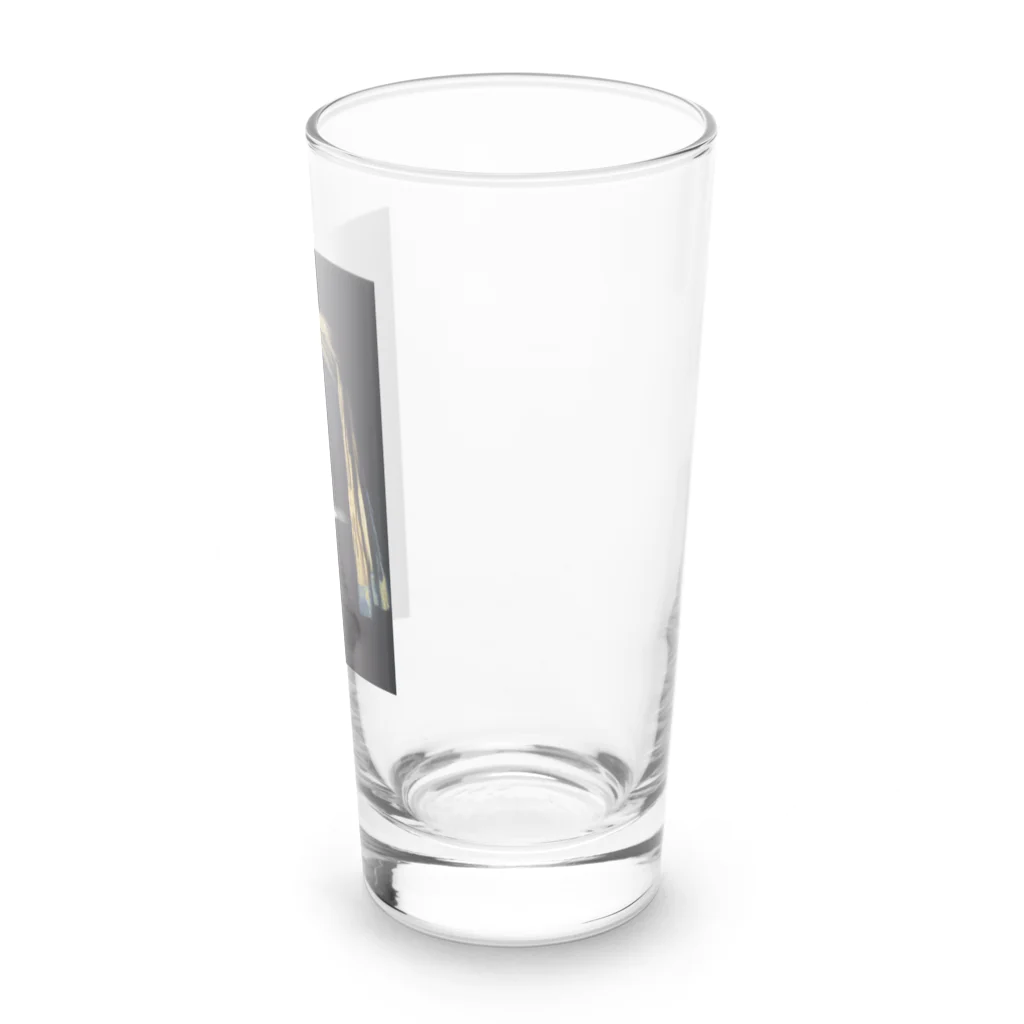 HermannStrasseのフェルメールとグリーンイグアナ Long Sized Water Glass :right