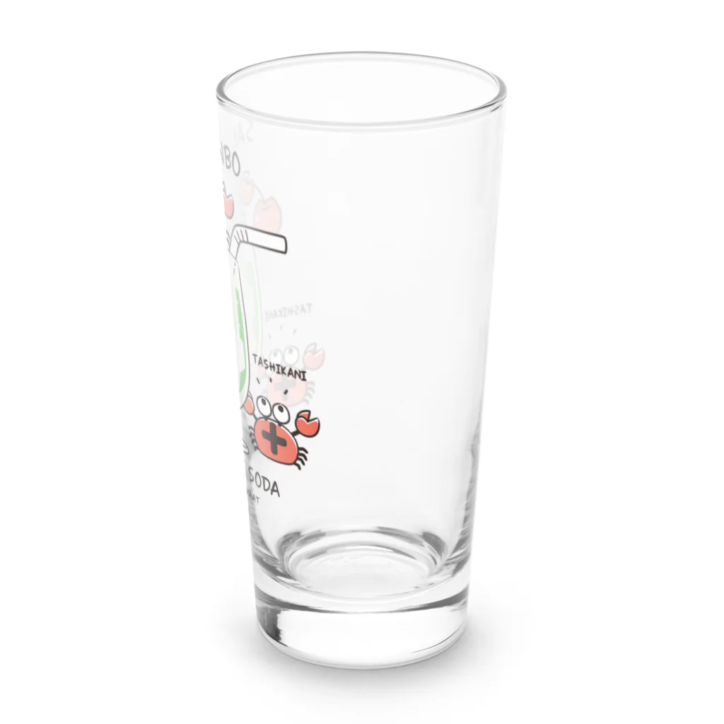イラスト MONYAAT のたしかにソーダ Long Sized Water Glass :right