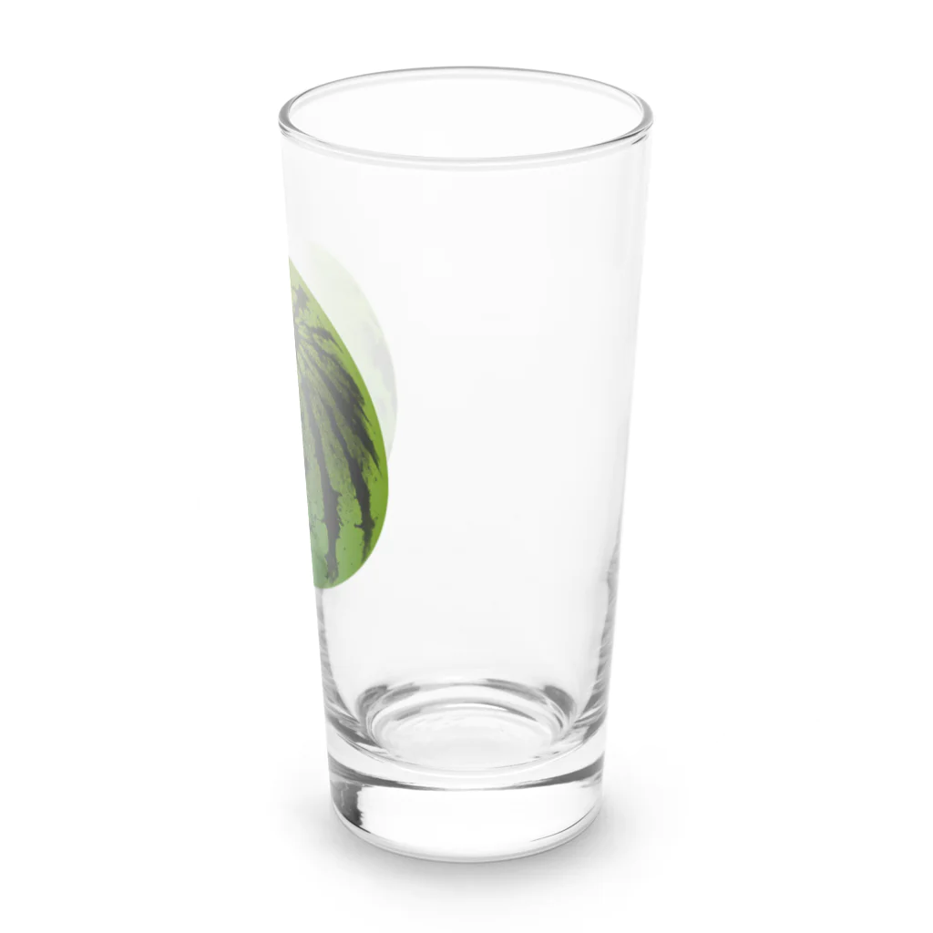 ヨープキャンが気になったのすいか -watermelon- 丸 Long Sized Water Glass :right