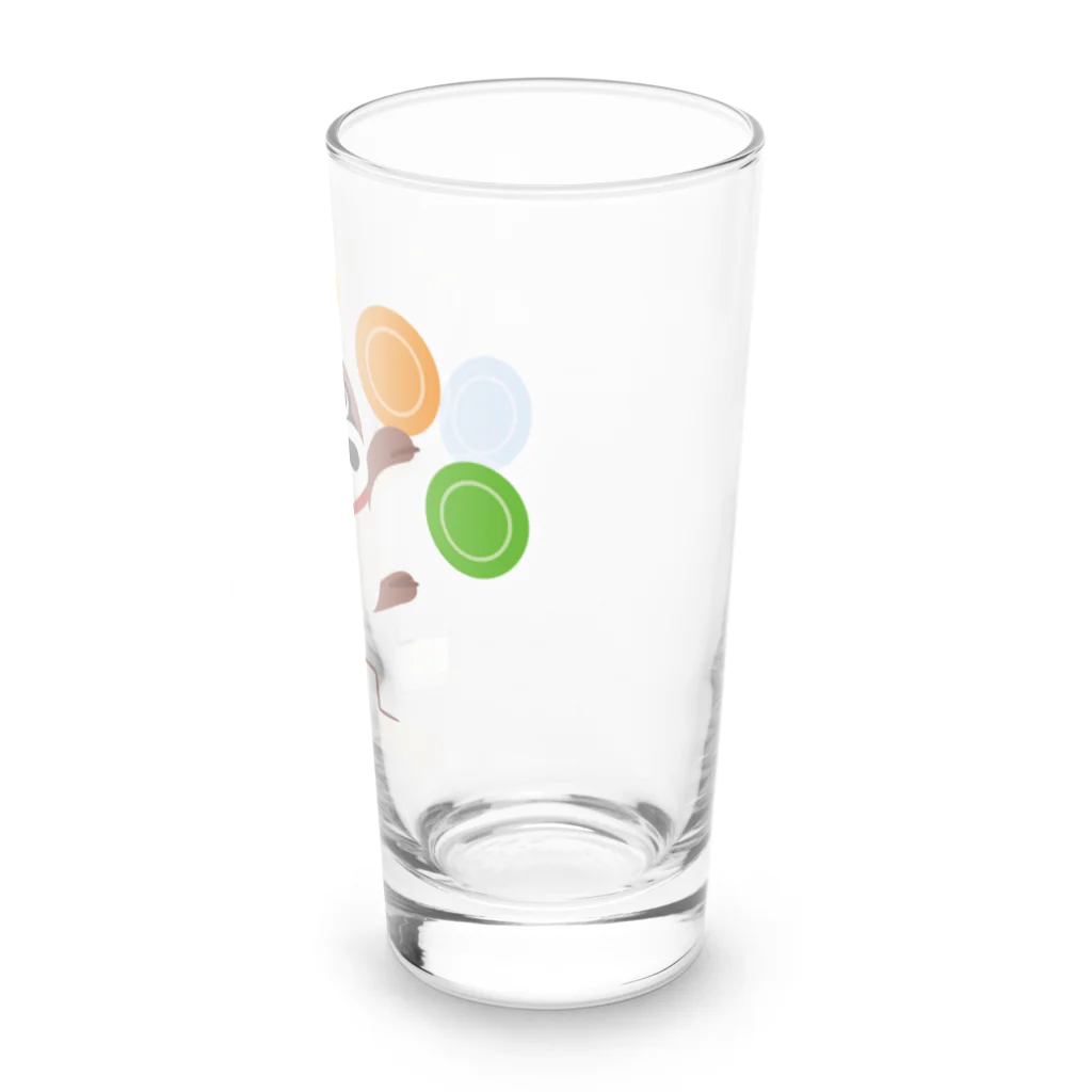 イラスト MONYAAT の競技　おしゃべり Long Sized Water Glass :right