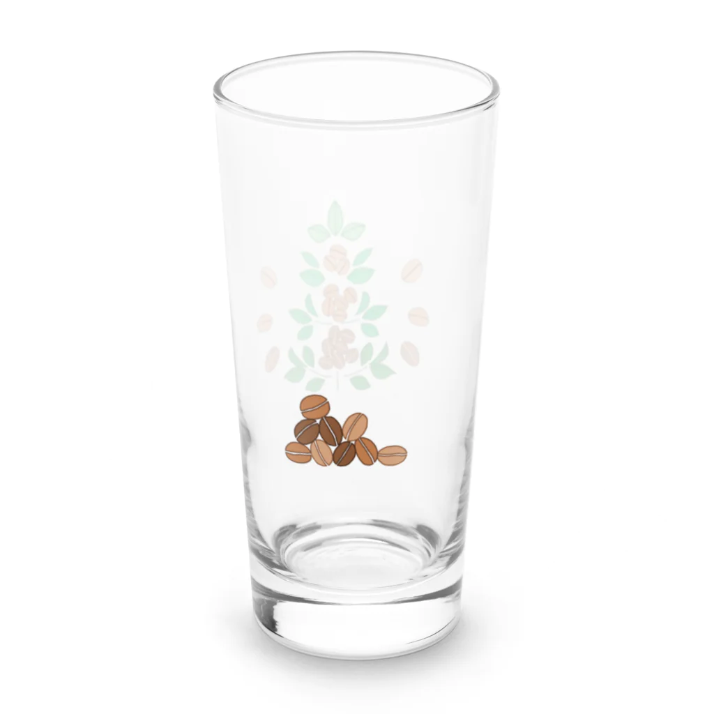 Sora Hana〜空花〜のほっと一息♪コーヒー豆 Long Sized Water Glass :right