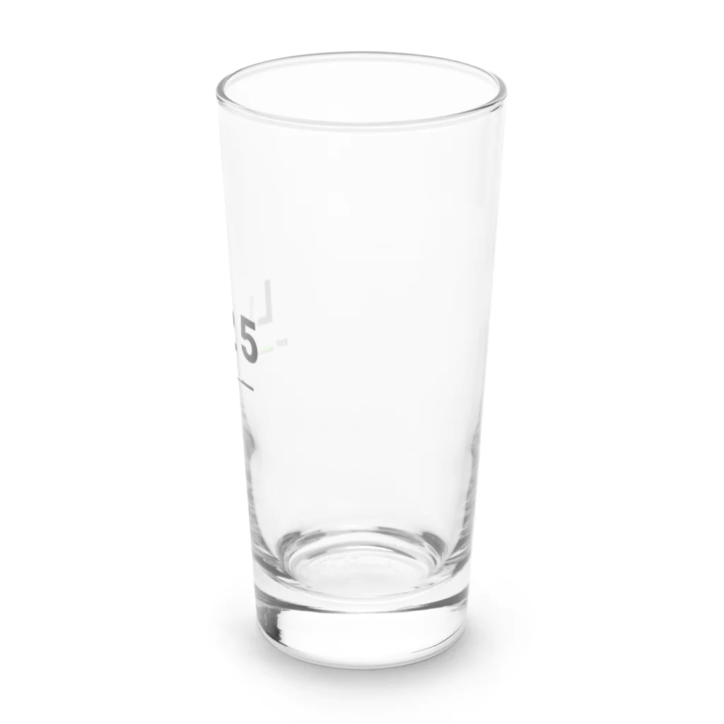 歯車デザインのレベル25 Long Sized Water Glass :right