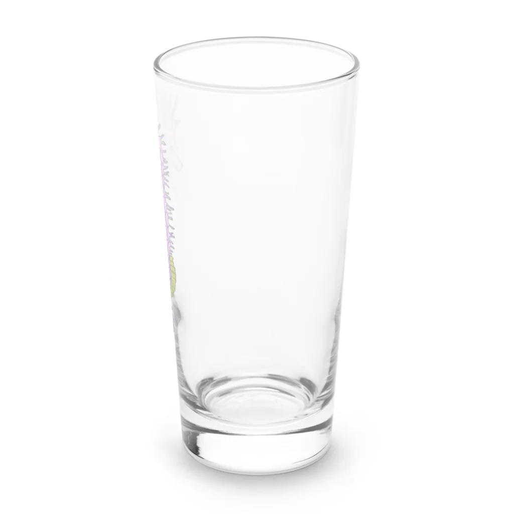 LalaHangeulのタツノオトシゴさんはイクメンです　ピンクバージョン Long Sized Water Glass :right