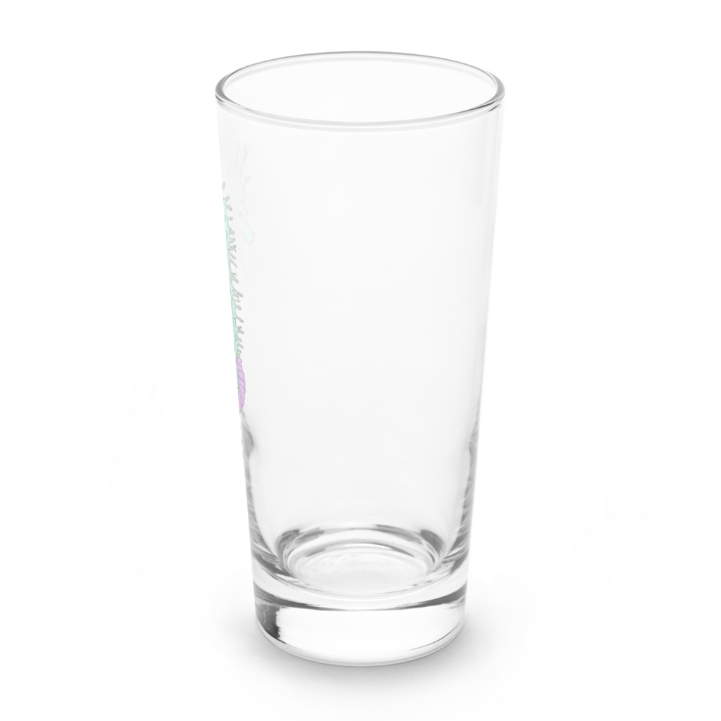 LalaHangeulのタツノオトシゴさんはイクメンです　グリーンバージョン Long Sized Water Glass :right