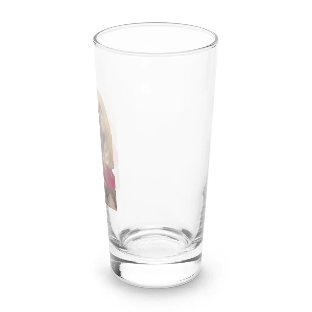 ケンT・LAND 🤟🏼💗🤟🏼の令和の宇宙ギャル降臨！ Long Sized Water Glass :right