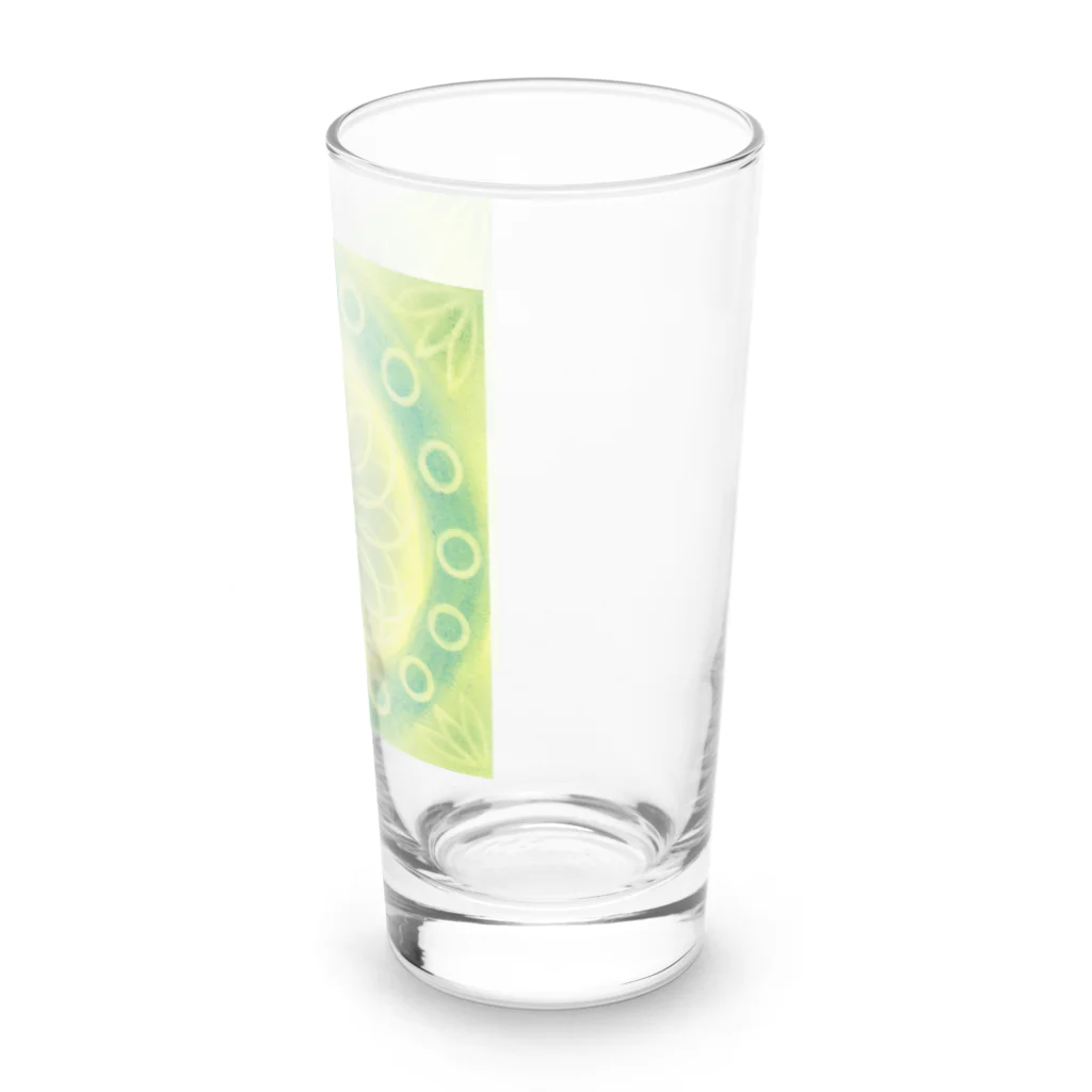 my pastel（いしはら　まさこ）の陽だまりの曼荼羅アートグッズ。 Long Sized Water Glass :right