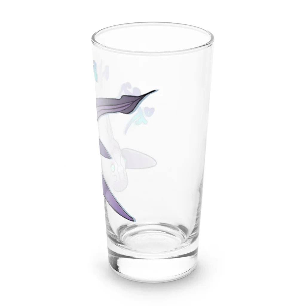 LalaHangeulのゴーストシャーク　ハングルバージョン Long Sized Water Glass :right