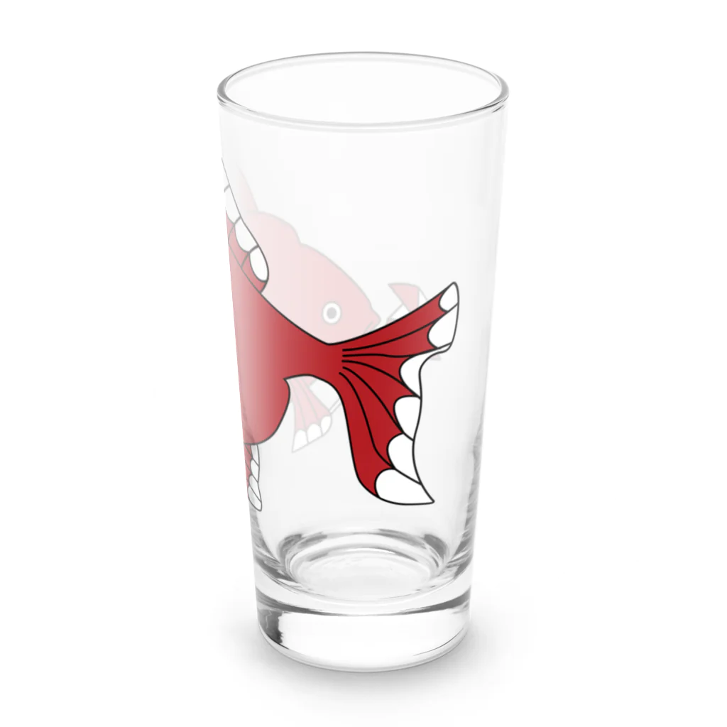 Amiの風車赤金魚 Long Sized Water Glass :right