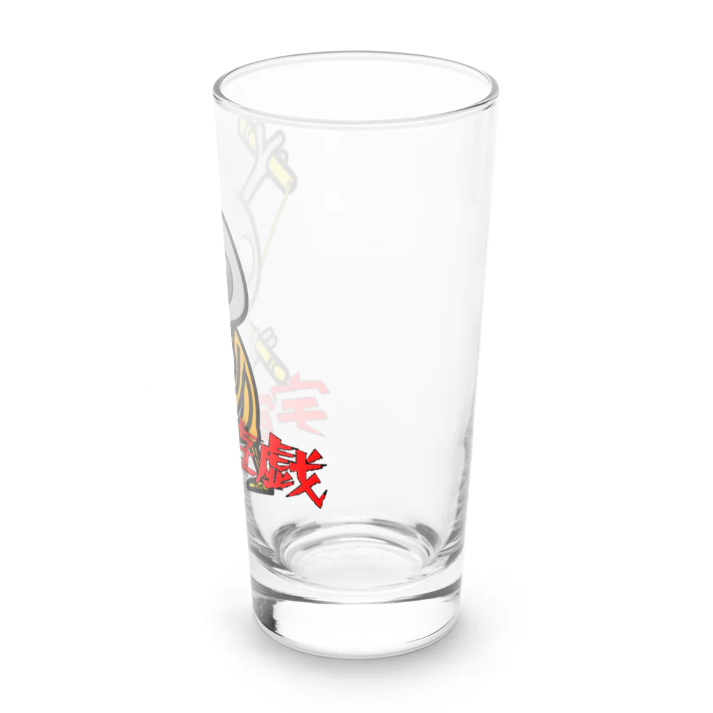 オリジナルデザインTシャツ　SMOKIN'の宇宙遊戯　ヌンチャクポーズ Long Sized Water Glass :right