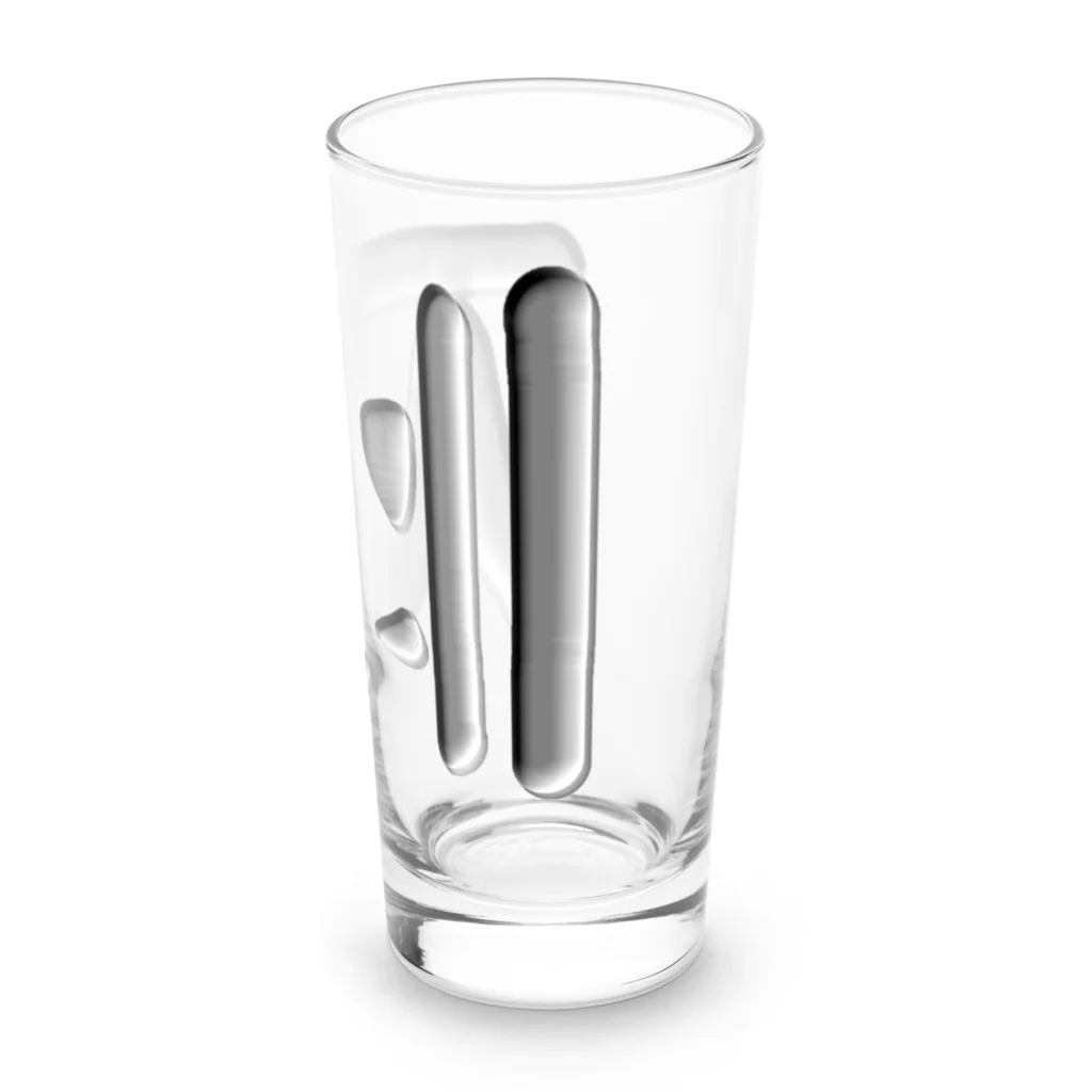 LalaHangeulのハングル　訓民正音デザイン① Long Sized Water Glass :right