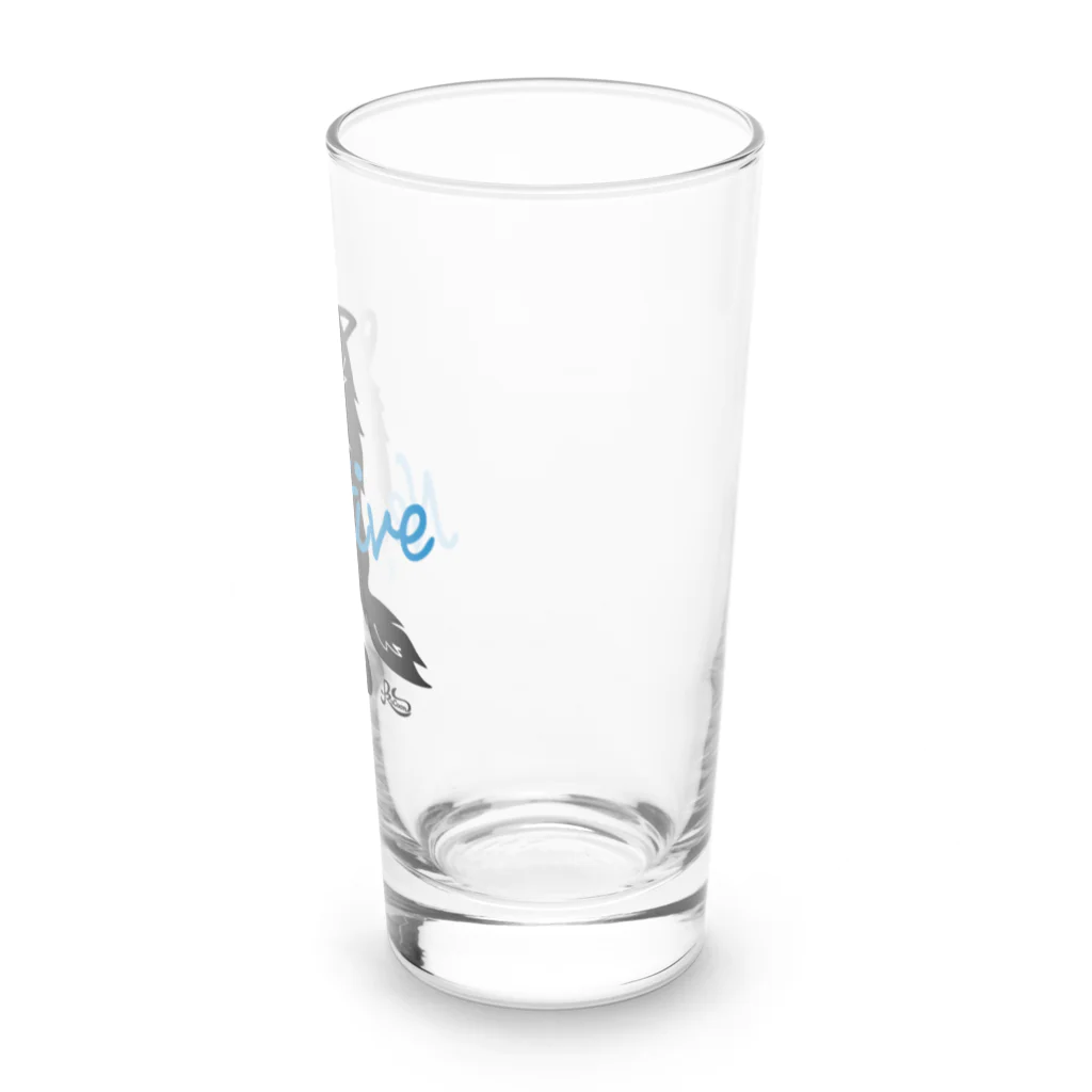 kocoon（コクーン）のネガティブ犬 Long Sized Water Glass :right