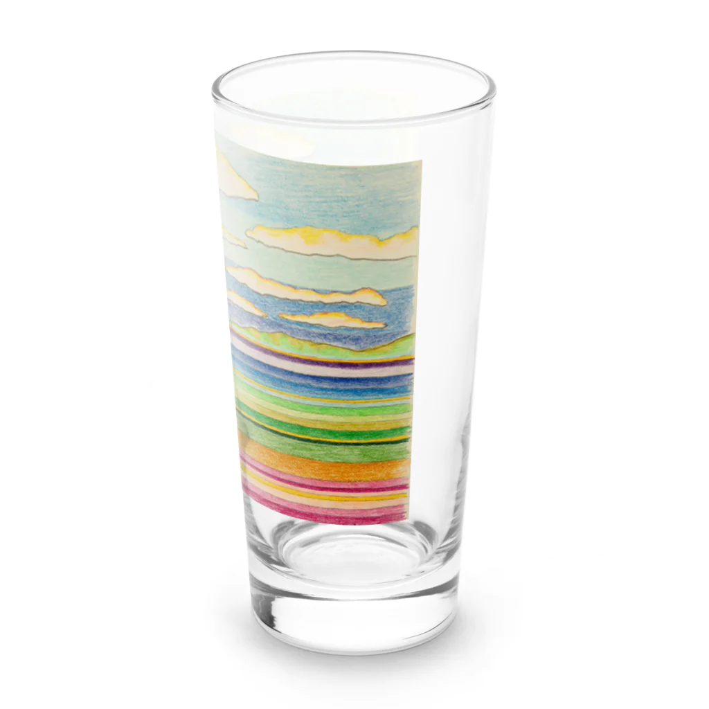 AKeikoのペルーの旅、チチカカ湖 Long Sized Water Glass :right