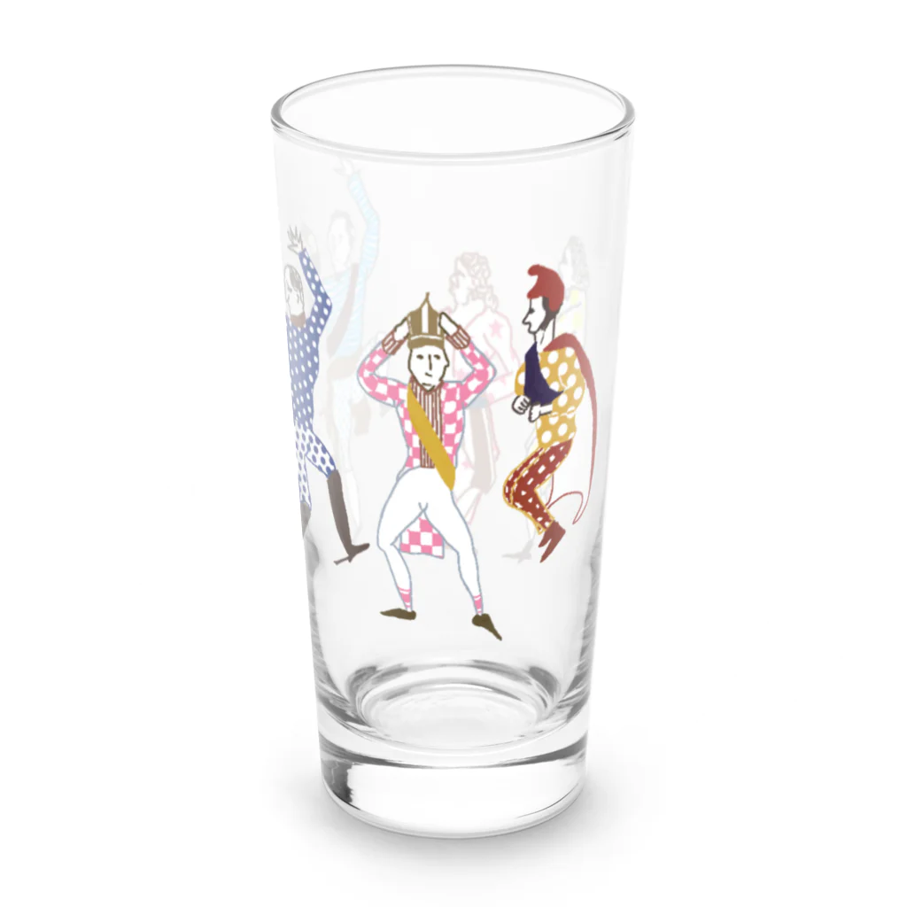 sagarooの会議は踊る 集合 Long Sized Water Glass :right