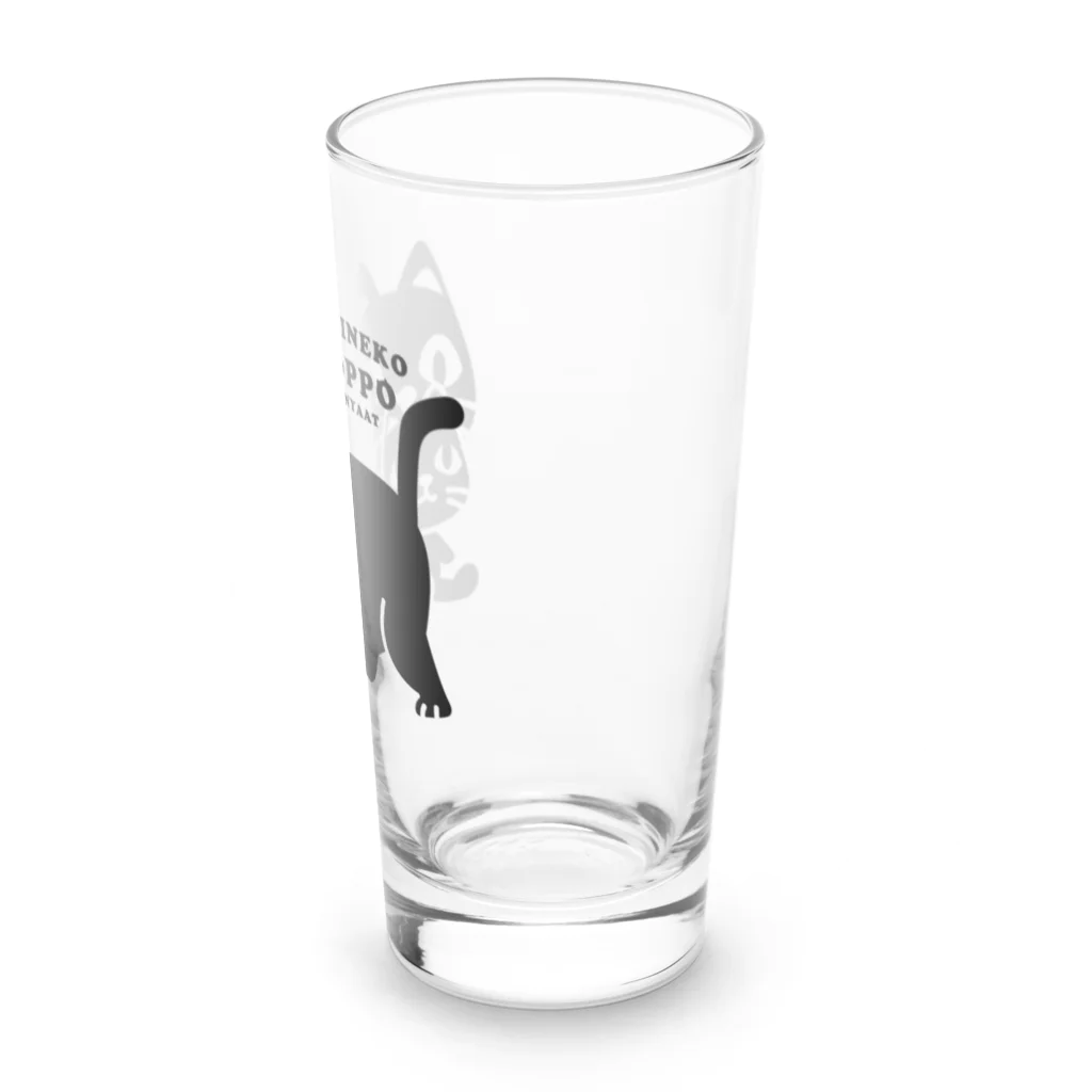 イラスト MONYAAT のやみねこ、ろっぽ Long Sized Water Glass :right