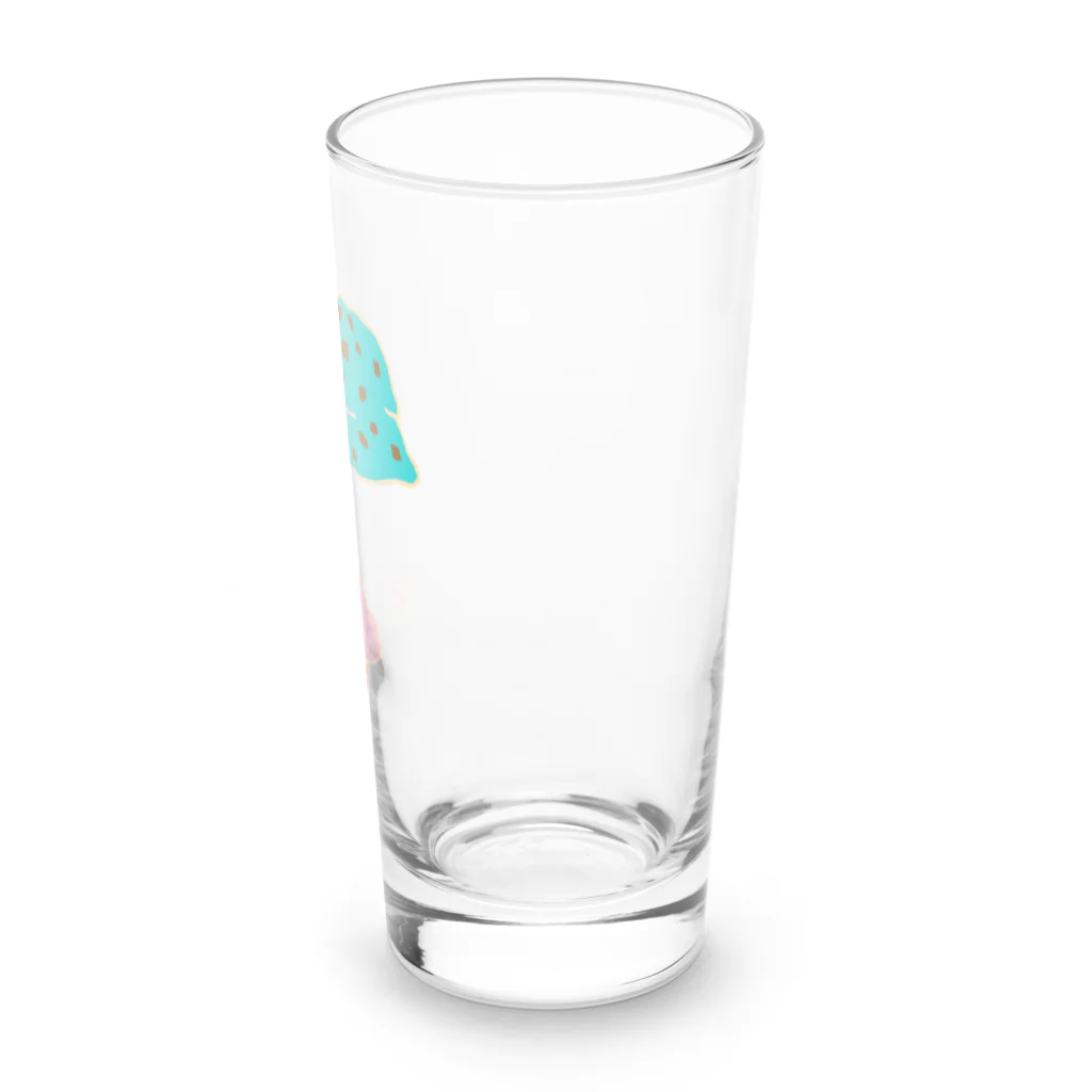 ホームタウンスター　Hometown Star のダブル アイスクリームコーン　Double Scooped Ice Cream Cone  Long Sized Water Glass :right