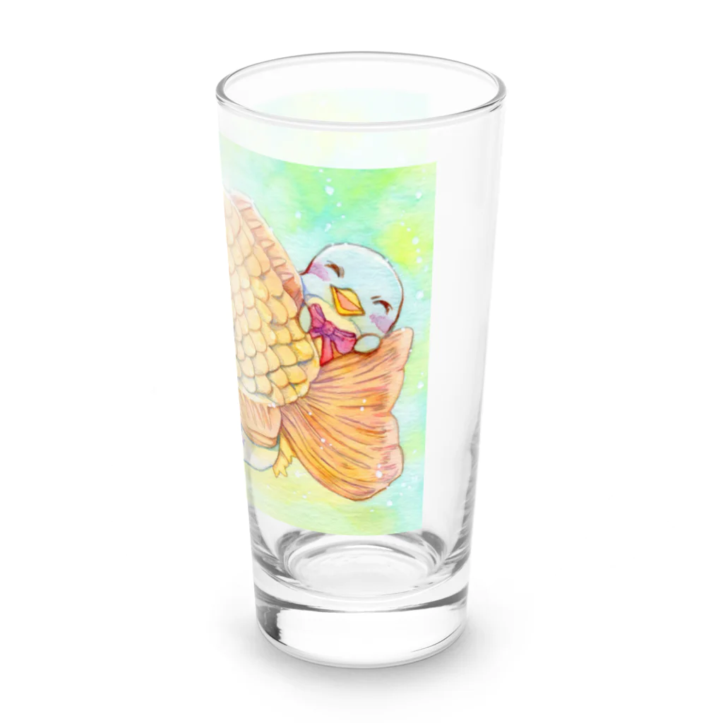 Akariya Manamiのペンギン☆たい焼き♪ Long Sized Water Glass :right