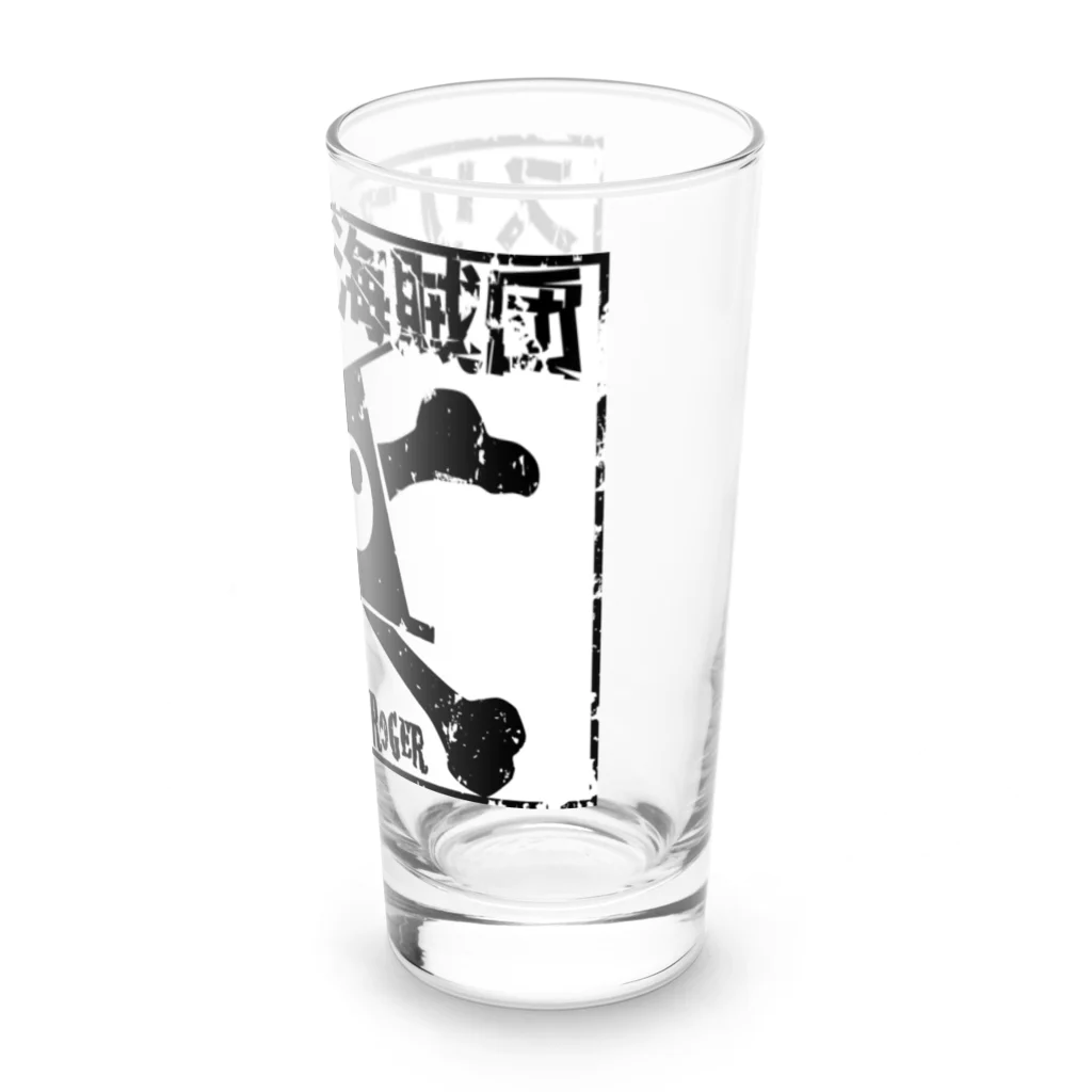 Ａ’ｚｗｏｒｋＳのスリスリ海賊団　海賊旗　ジョリジョリロジャー Long Sized Water Glass :right