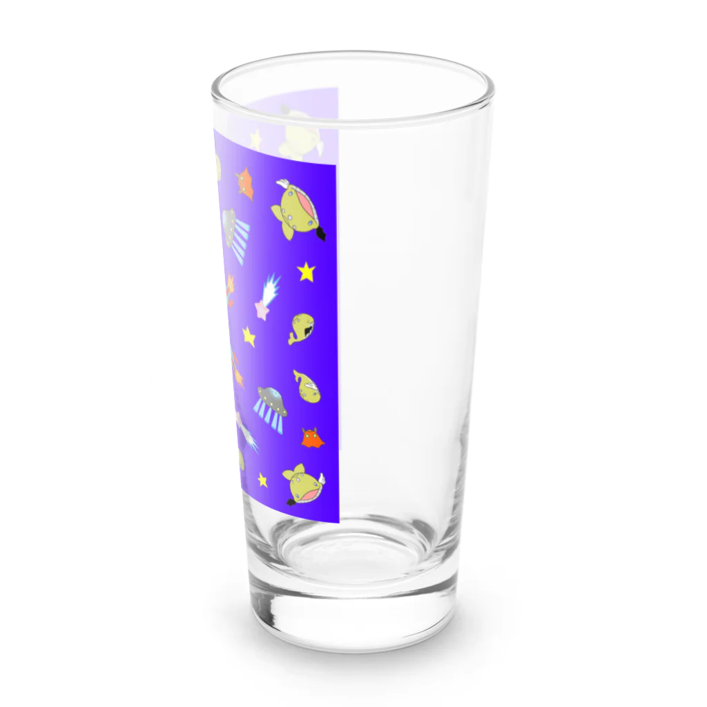 Cosmic TM colorsの宇宙の海を泳いじゃおう☆ Long Sized Water Glass :right