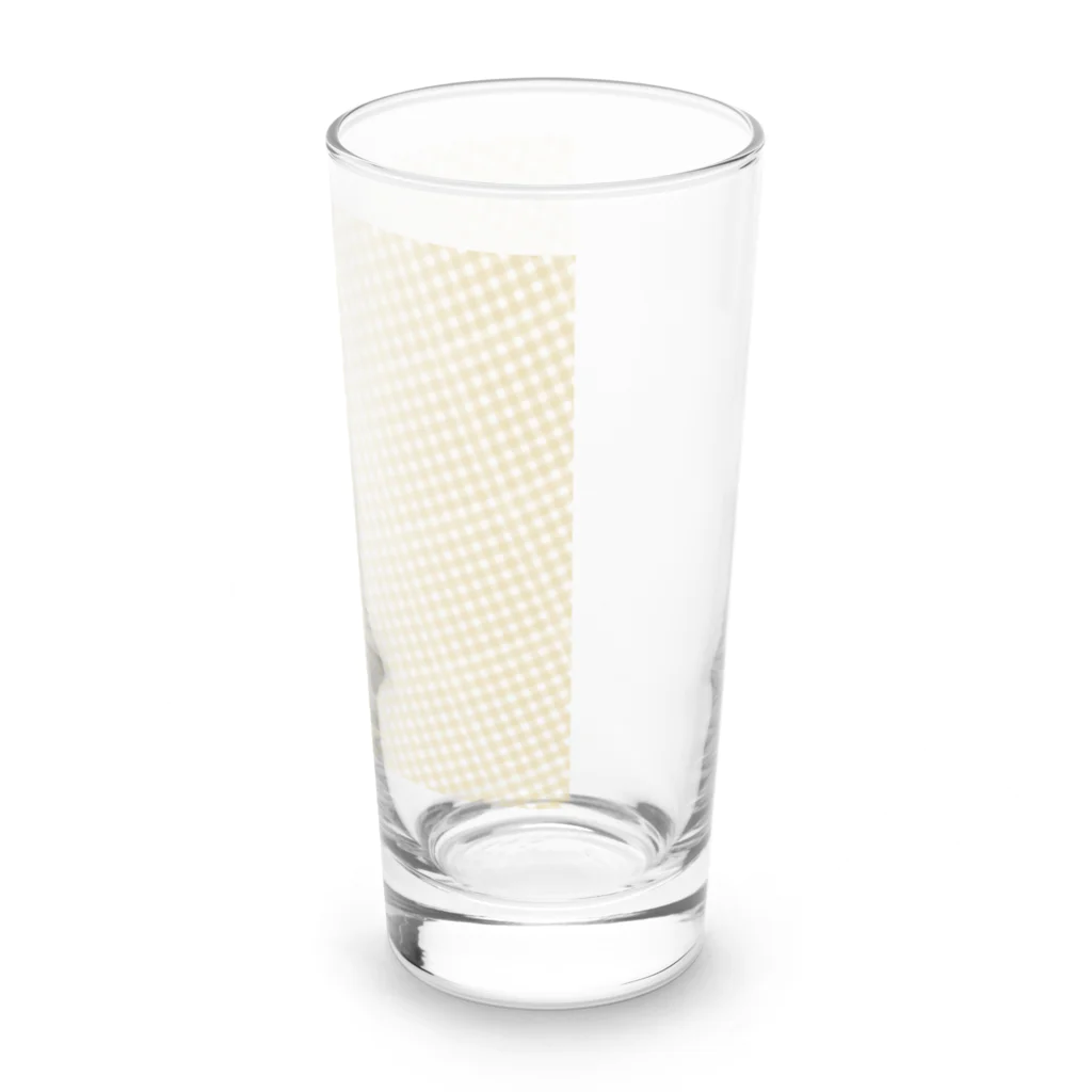 rilybiiのギンガムチェック *yellow Long Sized Water Glass :right