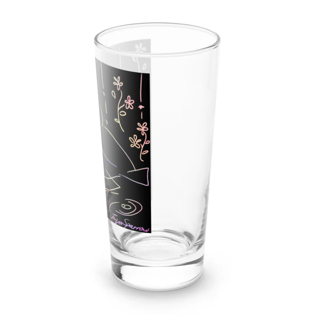 Lily bird（リリーバード）の文鳥スクラッチ Long Sized Water Glass :right
