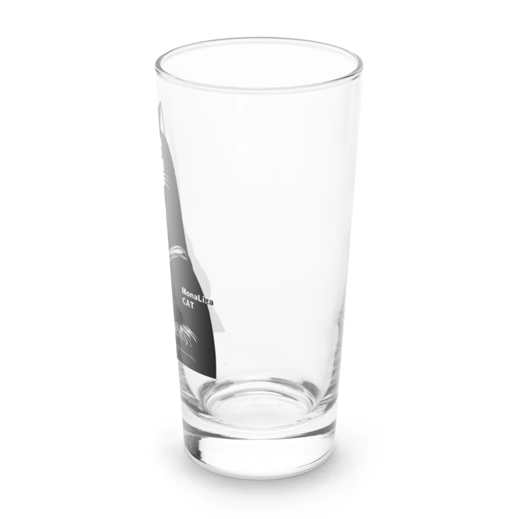 さがらくだのモナリザキャット Long Sized Water Glass :right