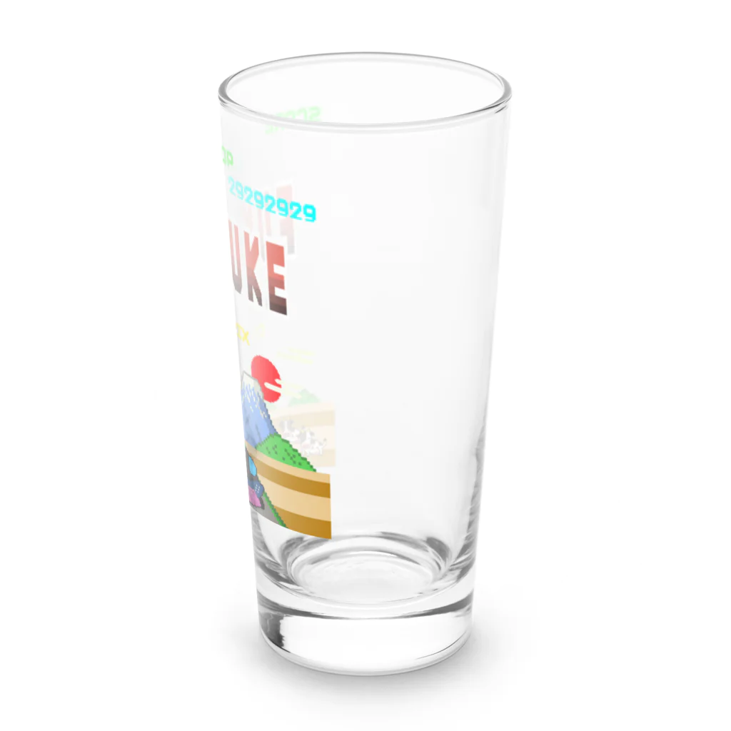 Siderunの館 B2のレトロゲーム風な福助 Long Sized Water Glass :right