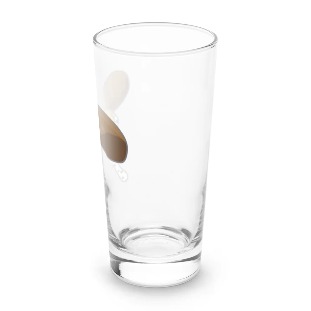 ヨープキャンが気になったのかりんとういぬ Long Sized Water Glass :right