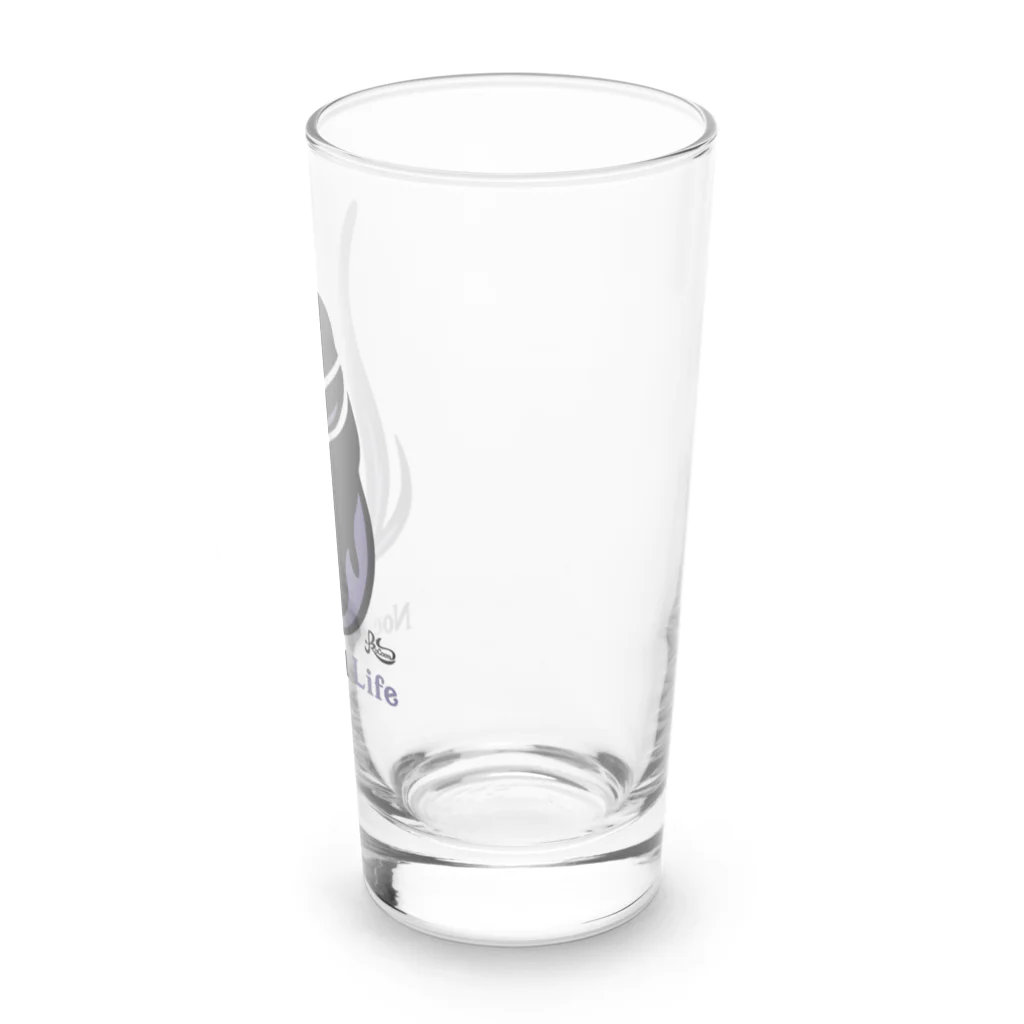 kocoon（コクーン）の夜型生活のネコ Long Sized Water Glass :right