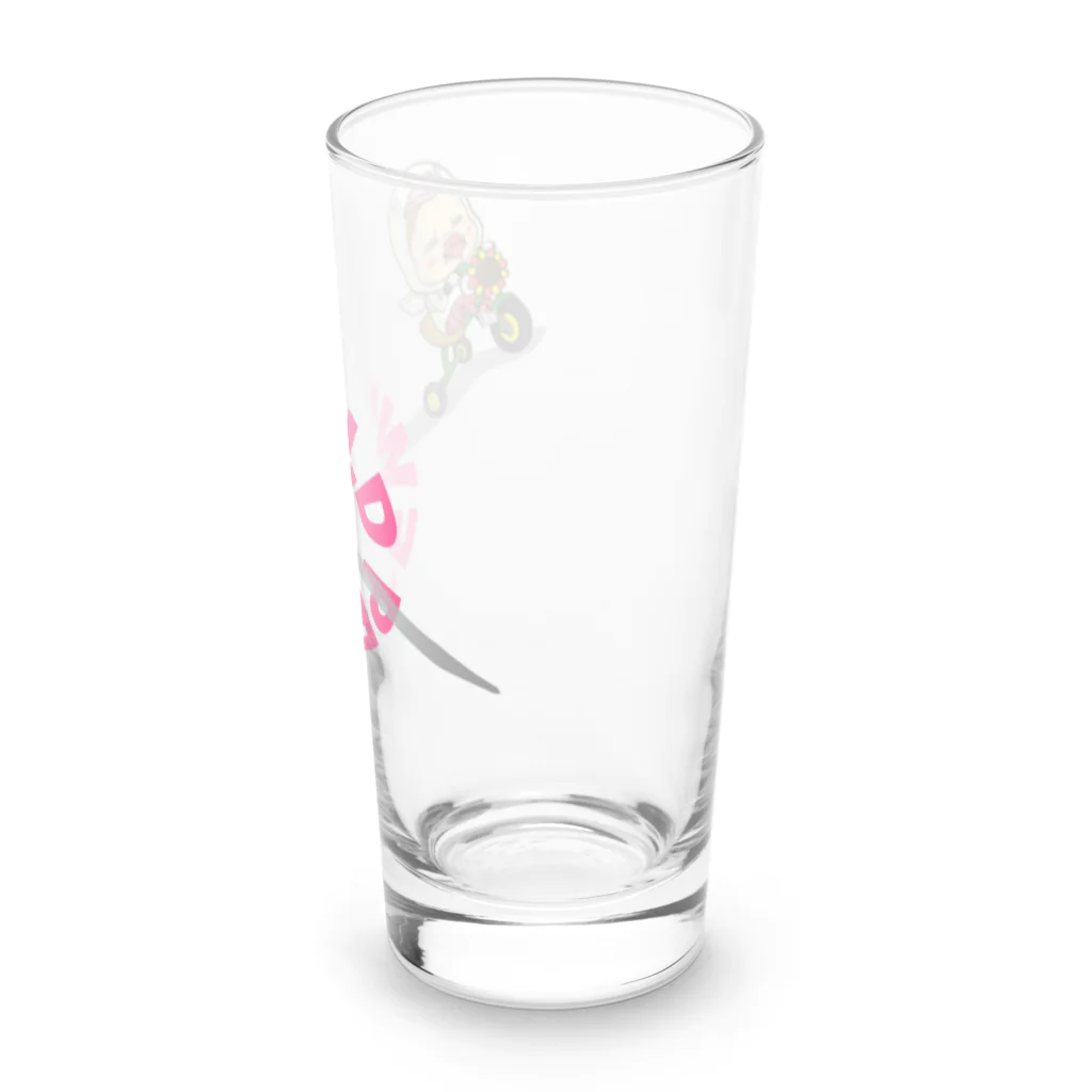 Siderunの館 B2の世界平和だよ！さげみちゃん（円形文字） Long Sized Water Glass :right