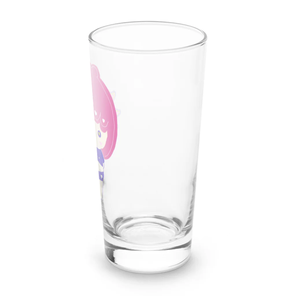 rurugirlのプロテイン女子（ロゴなし） Long Sized Water Glass :right