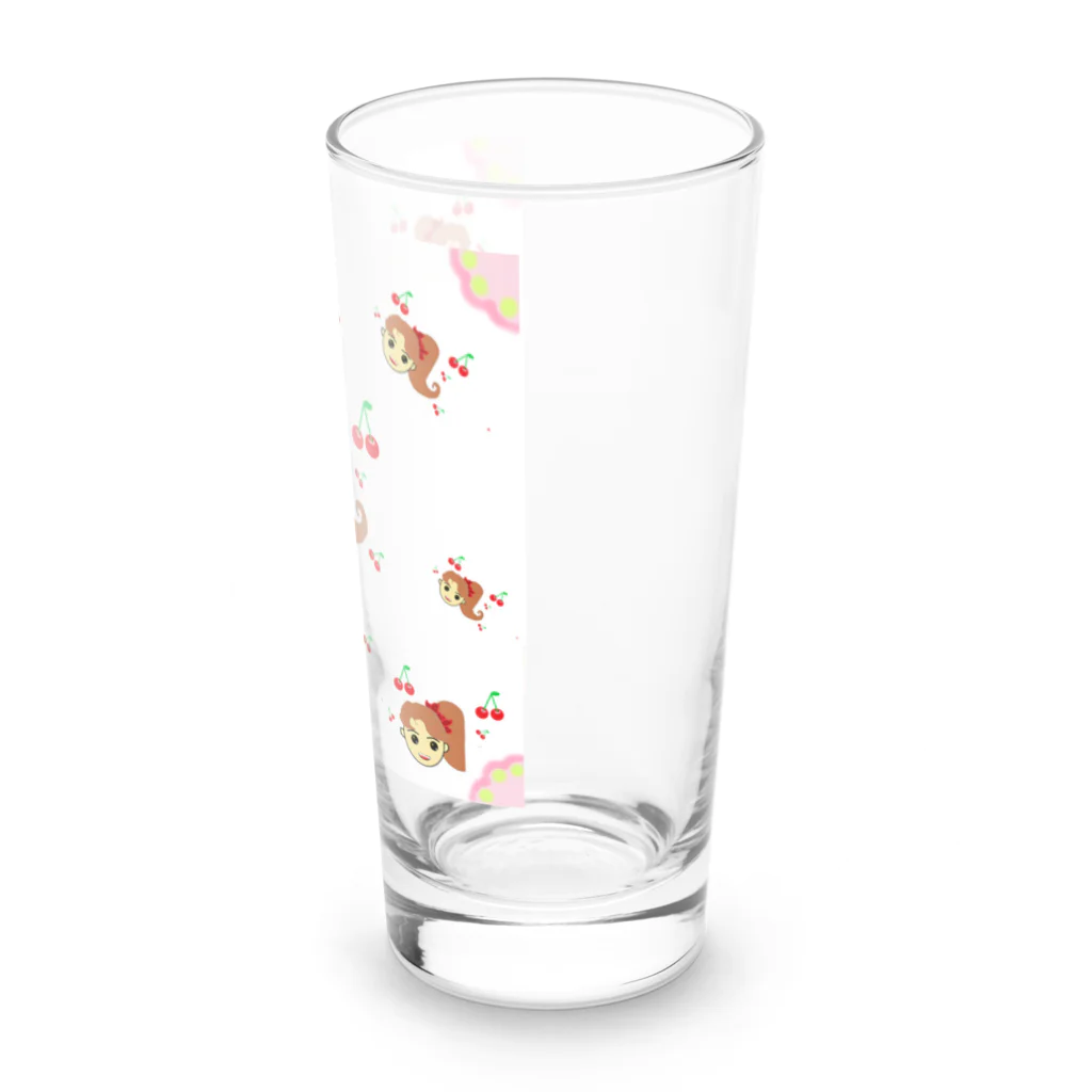 あるてみらのさくらんぼガール Long Sized Water Glass :right