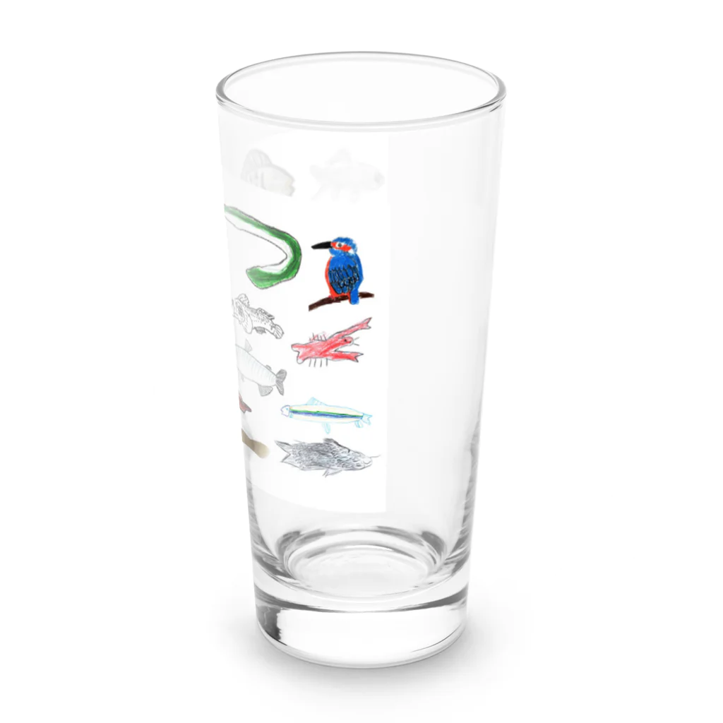 kasumigauraACのみんなで描いた霞ヶ浦の生き物 Long Sized Water Glass :right