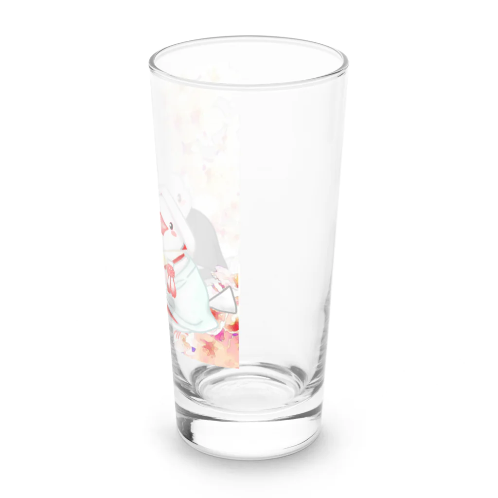 Lily bird（リリーバード）の和婚文鳥ず Long Sized Water Glass :right