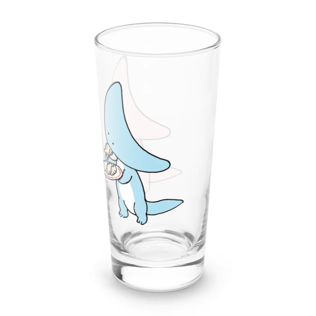 segasworksの餃子もぐもぐディプロカウルス Long Sized Water Glass :right