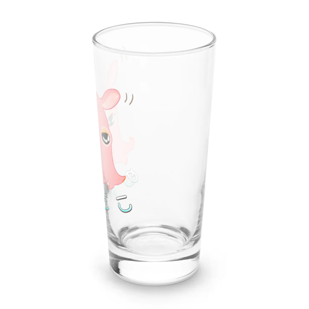 LalaHangeulの深海のアイドル「メンダコさん」 Long Sized Water Glass :right