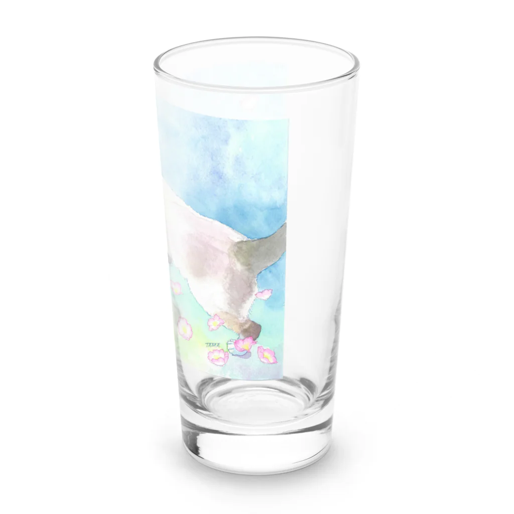 りとるたまの自由な心 Long Sized Water Glass :right