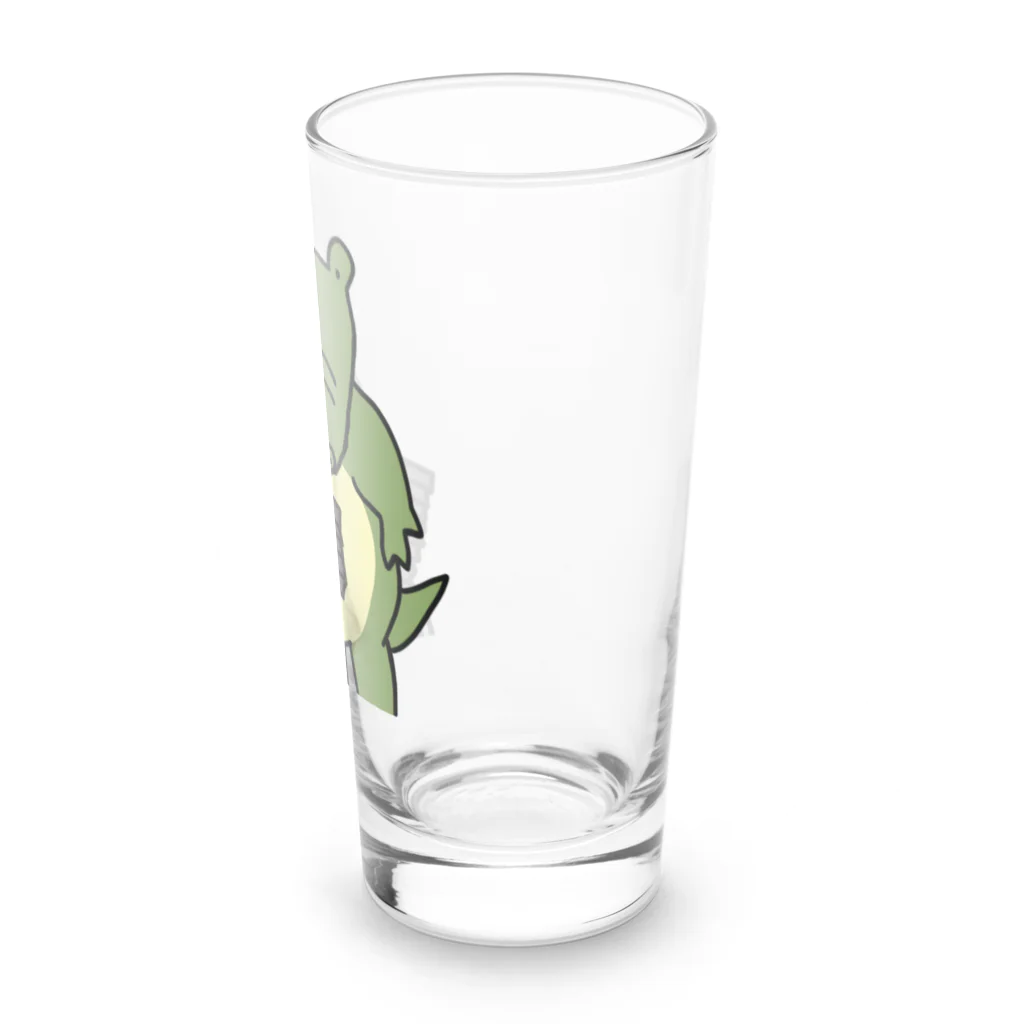 ＋Whimsyの瓦わに Long Sized Water Glass :right