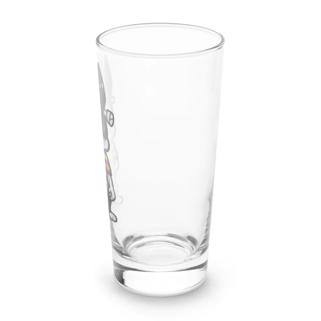 ぼすとんずのボストンテリア　ホラーシリーズ（フランケン） Long Sized Water Glass :right