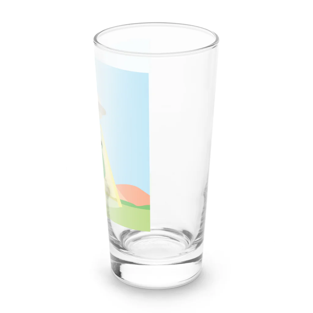 カエルたんのお店の【お一人様版】カエルたんがミューティレーション Long Sized Water Glass :right