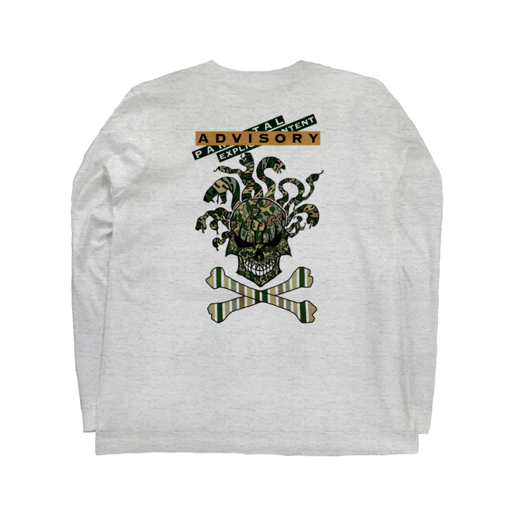 TakiGreen SHOPの“Skull Medusa” ロングスリーブTシャツの裏面