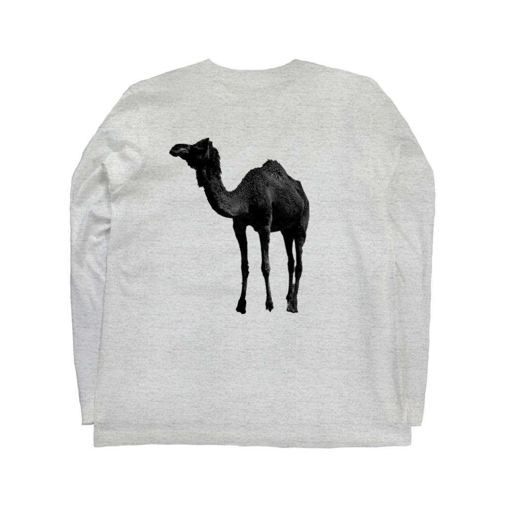 C-fishのLAID-BACK Camel Long Sleeve T-Shirt :back