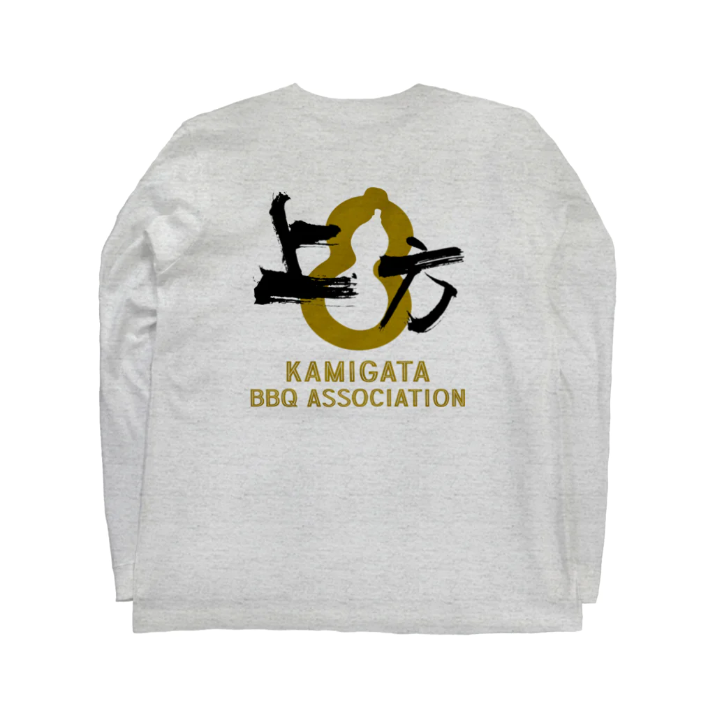 KAMIGATA BBQ associationの上方BBQ協会グッズ Long Sleeve T-Shirt :back