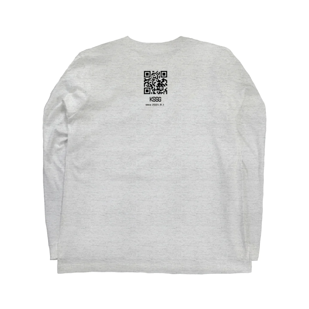 クセスゴエッセイの㎗デシリットル黒字 Long Sleeve T-Shirt :back