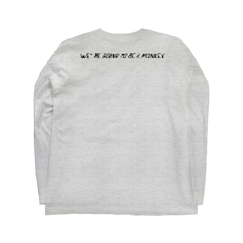 Hana-inoueの猿人 Long Sleeve T-Shirt :back