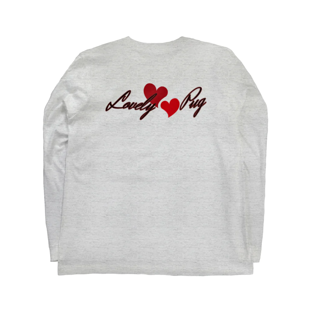 furebuhi　clubのＬＯＶＥＬＹ　ＰＵＧ（ラブリーパグ） ロングスリーブTシャツの裏面