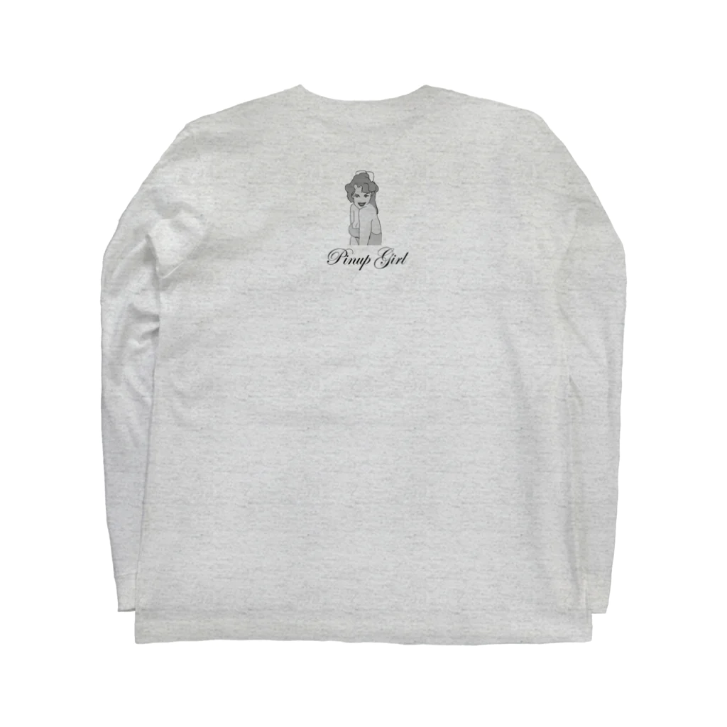 BONBONのPinup girl Long Sleeve T-Shirt :back