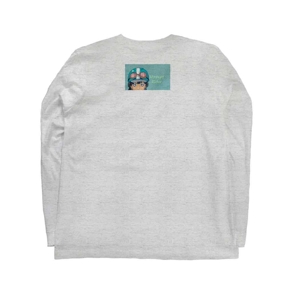 n06uk1のHero Appears on a super cub Long Sleeve T-Shirt :back