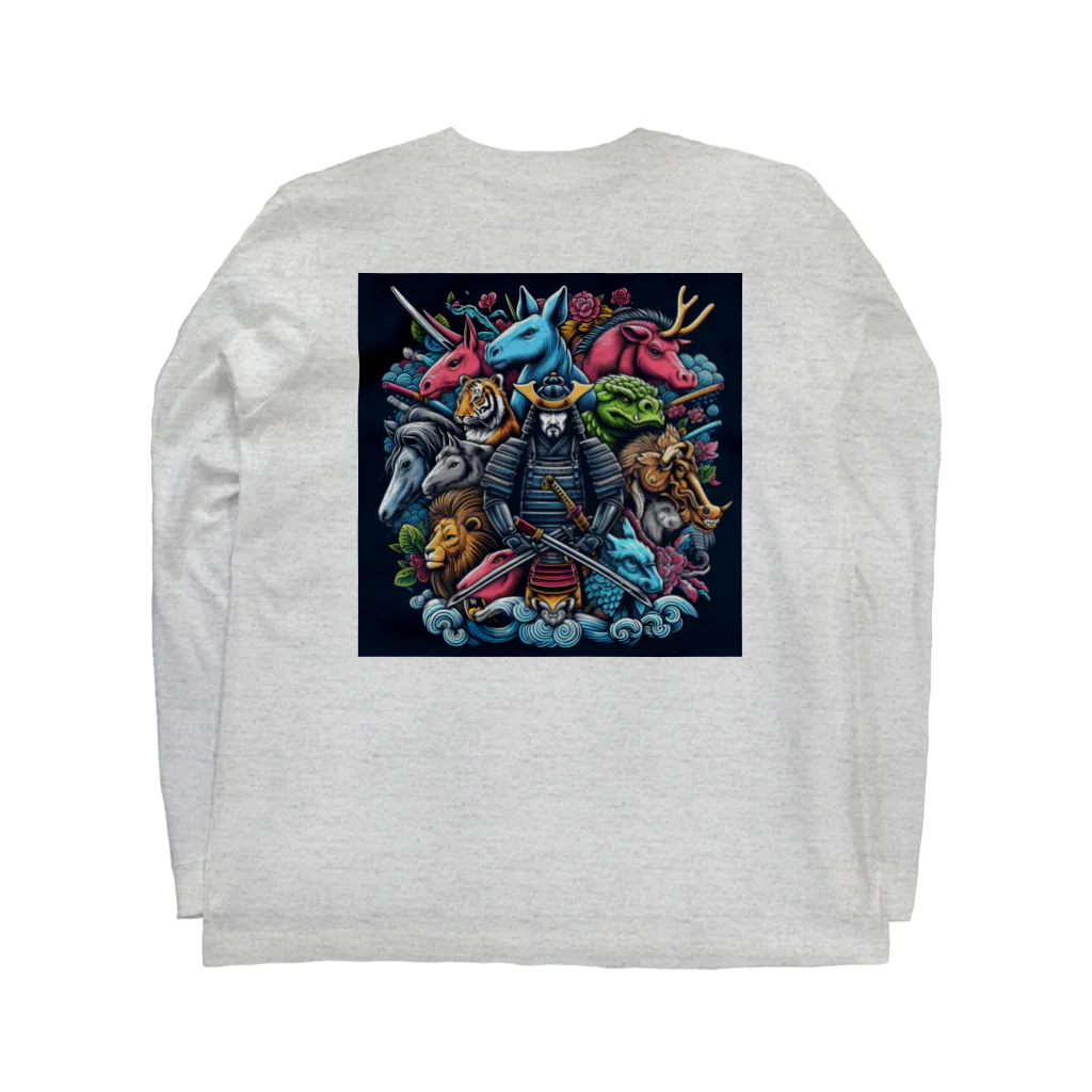 bycatの侍大将とshinobi達 Long Sleeve T-Shirt :back