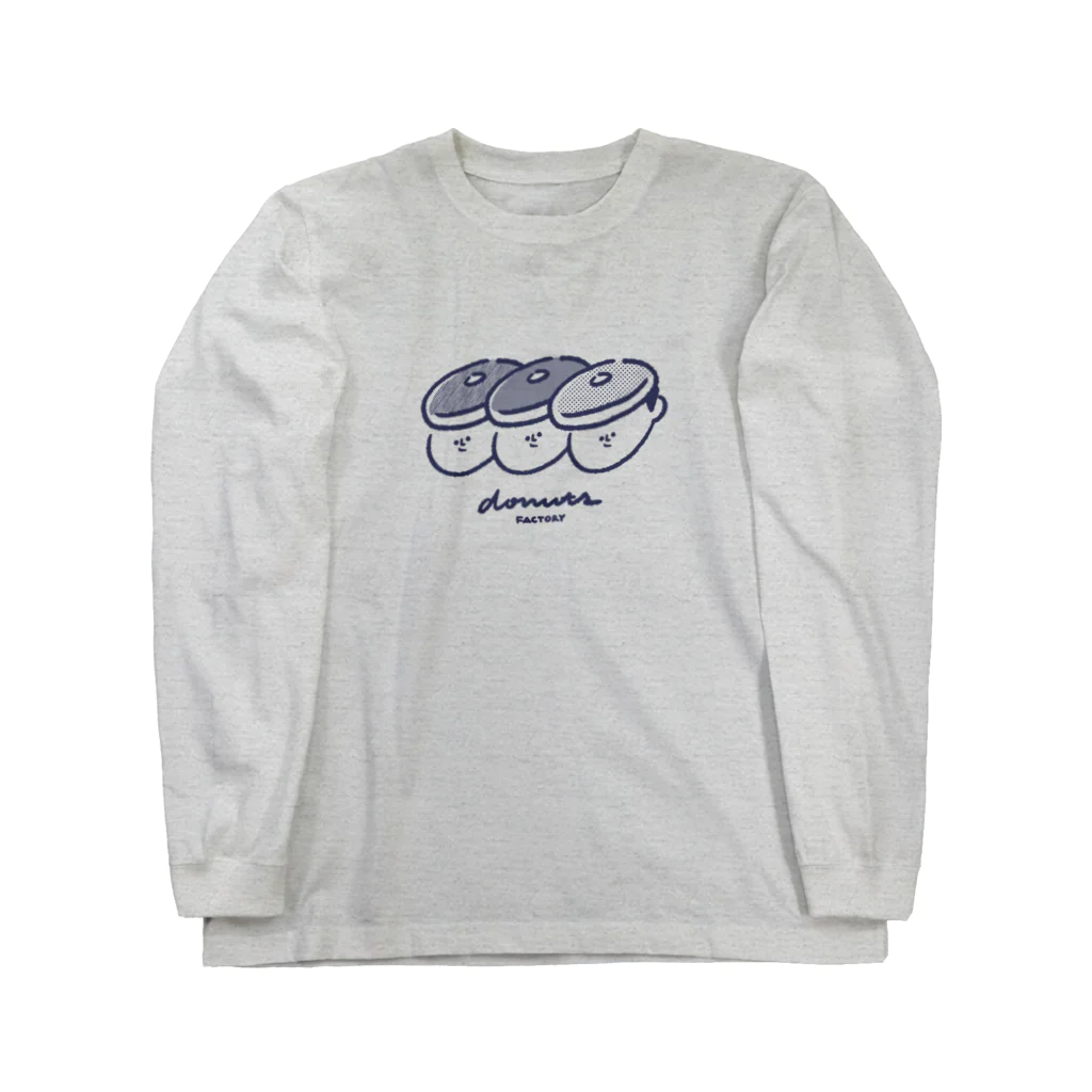 takemARTのドーナツファクトリー Long Sleeve T-Shirt