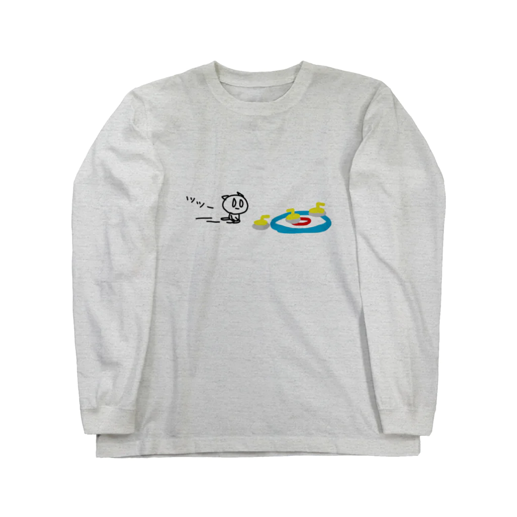 ねむねこのねむねこカーリング Long Sleeve T-Shirt